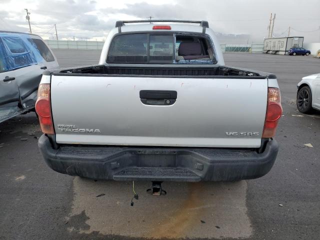 5TELU42N87Z356238 - 2007 TOYOTA TACOMA DOUBLE CAB SILVER photo 6