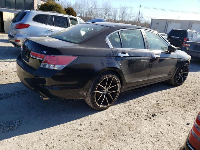 1HGCP3F85BA004129 - 2011 HONDA ACCORD EXL BLACK photo 3