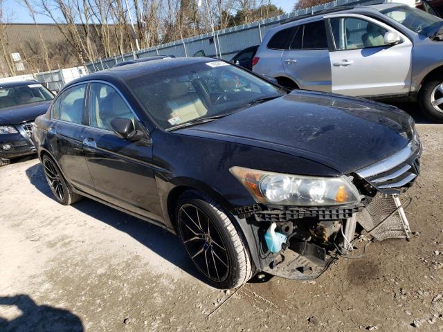 1HGCP3F85BA004129 - 2011 HONDA ACCORD EXL BLACK photo 4