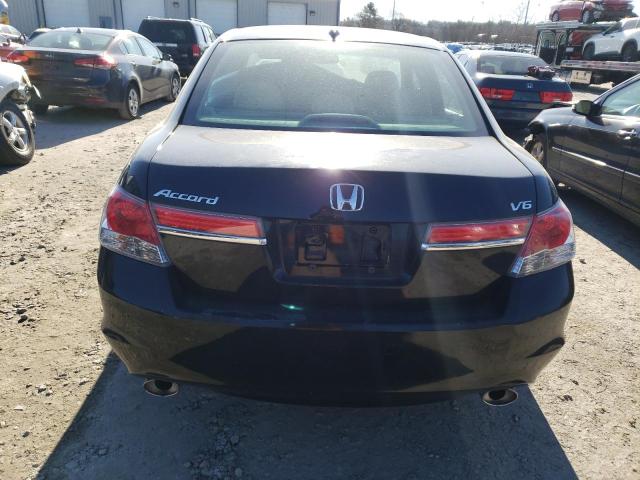 1HGCP3F85BA004129 - 2011 HONDA ACCORD EXL BLACK photo 6