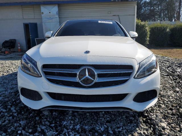 55SWF4JBXFU083347 - 2015 MERCEDES-BENZ C 300 WHITE photo 5