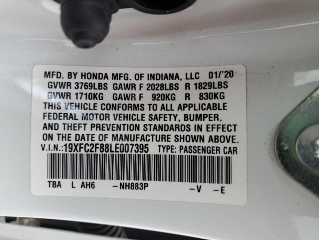 19XFC2F88LE007395 - 2020 HONDA CIVIC SPORT 白色 照片 13