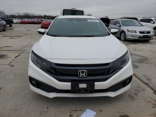 19XFC2F88LE007395 - 2020 HONDA CIVIC SPORT WHITE photo 5