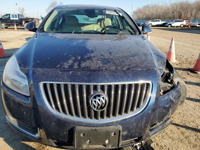 2G4GS5EK2C9164162 - 2012 BUICK REGAL PREMIUM BLUE photo 5