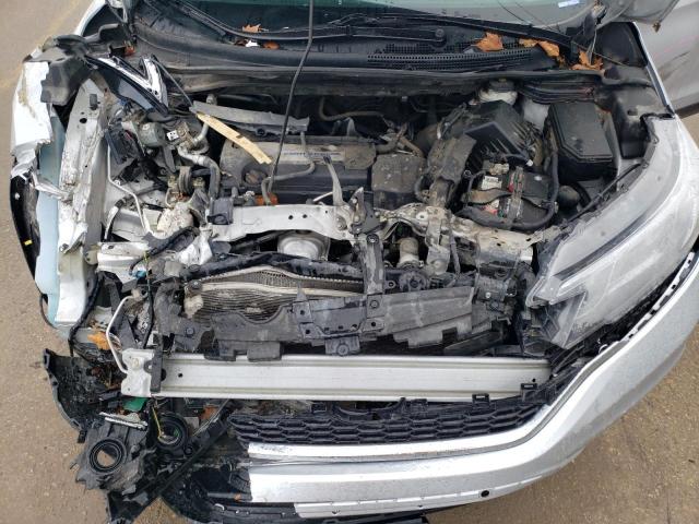 2HKRM4H59FH647382 - 2015 HONDA CR-V EX SILVER photo 11