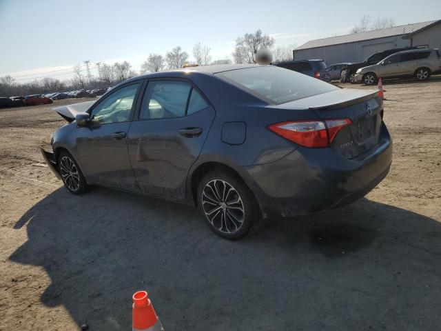 2T1BURHE4EC105459 - 2014 TOYOTA COROLLA L GRAY photo 2