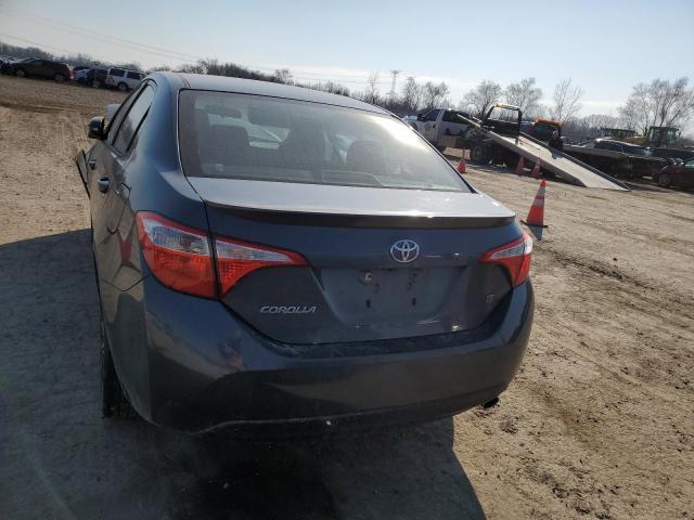 2T1BURHE4EC105459 - 2014 TOYOTA COROLLA L GRAY photo 6