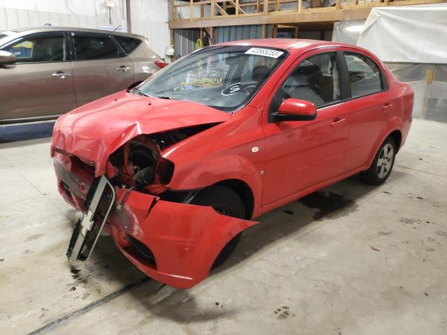 KL1TD56688B270403 - 2008 CHEVROLET AVEO BASE RED photo 1