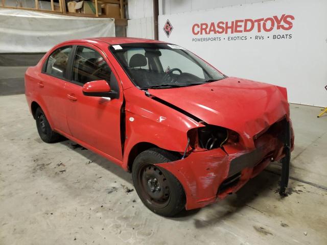 KL1TD56688B270403 - 2008 CHEVROLET AVEO BASE RED photo 4