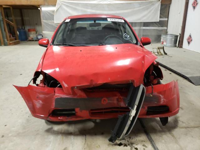 KL1TD56688B270403 - 2008 CHEVROLET AVEO BASE RED photo 5