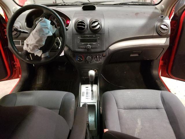 KL1TD56688B270403 - 2008 CHEVROLET AVEO BASE RED photo 8