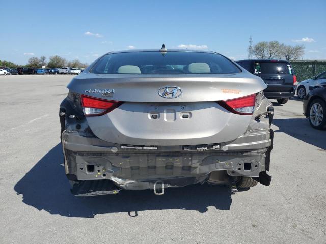 5NPDH4AE2EH480595 - 2014 HYUNDAI ELANTRA SE GRAY photo 6