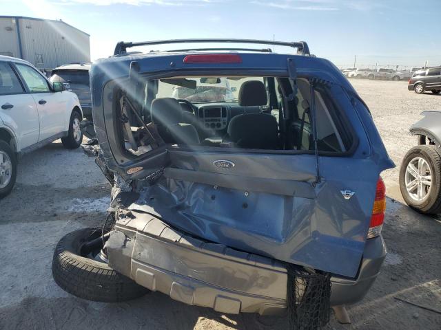 1FMYU03136KB11193 - 2006 FORD ESCAPE XLT BLUE photo 6