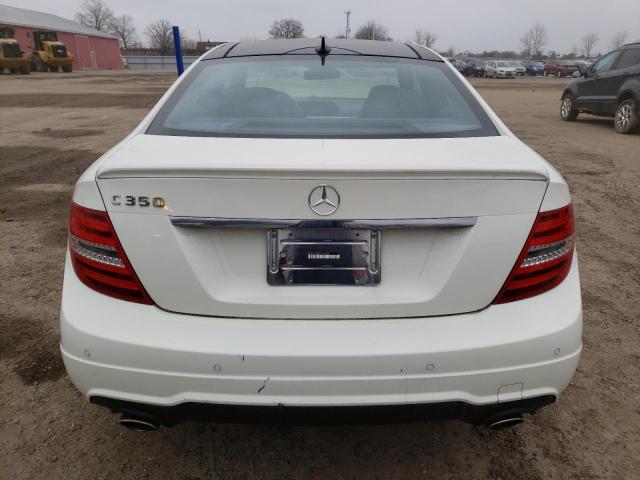 WDDGJ5HB5CF816899 - 2012 MERCEDES-BENZ C 350 WHITE photo 6