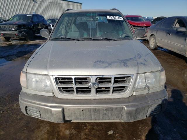 JF1SF6552YH710485 - 2000 SUBARU FORESTER S SILVER photo 5