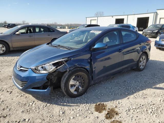 KMHDH4AE6GU514784 - 2016 HYUNDAI ELANTRA SE BLUE photo 1