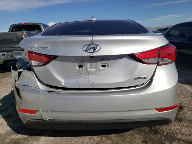 KMHDH4AE1EU170097 - 2014 HYUNDAI ELANTRA SE SILVER photo 6