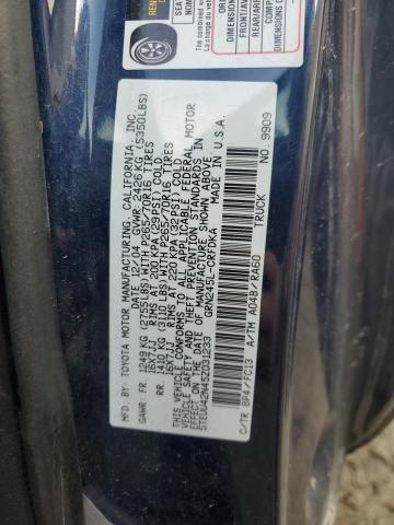 5TEUU42N45Z031233 - 2005 TOYOTA TACOMA ACCESS CAB Mavi foto 12