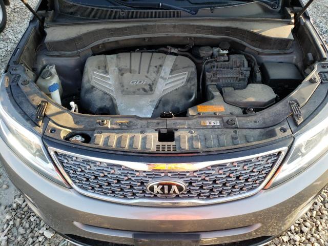 5XYKWDA74FG576591 - 2015 KIA SORENTO SX GRAY photo 12