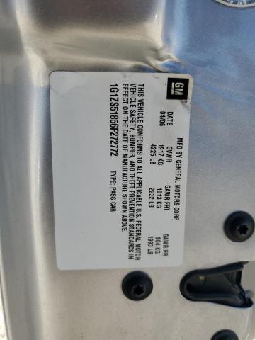 1G1ZS51856F272772 - 2006 CHEVROLET MALIBU LS SILVER photo 13