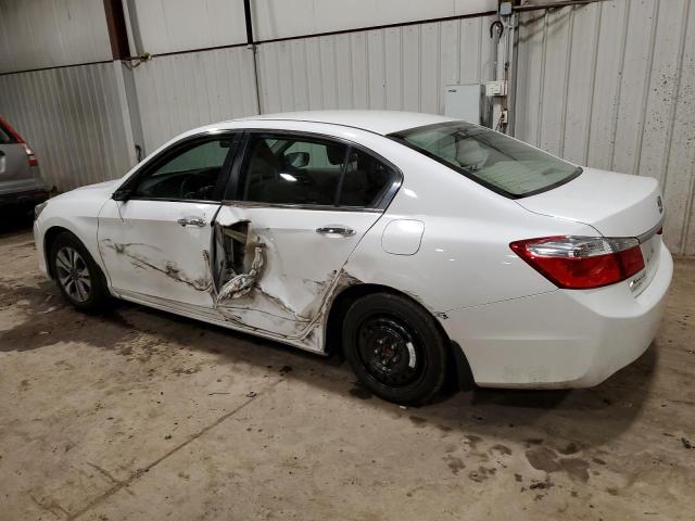 1HGCR2F3XDA236737 - 2013 HONDA ACCORD LX WHITE photo 2