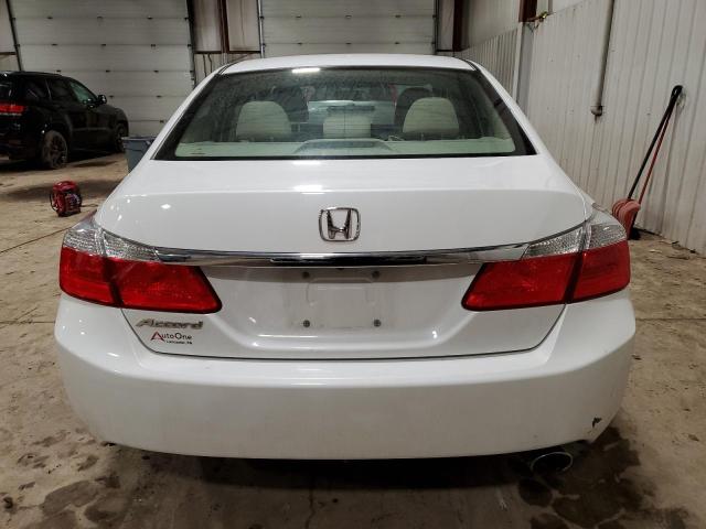 1HGCR2F3XDA236737 - 2013 HONDA ACCORD LX WHITE photo 6