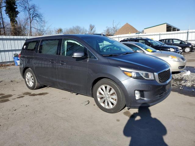 KNDMC5C12F6048082 - 2015 KIA SEDONA EX GRAY photo 4