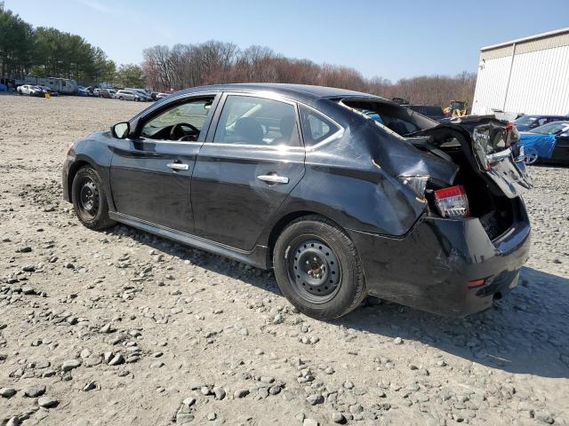 3N1AB7AP7DL741180 - 2013 NISSAN SENTRA S BLACK photo 2