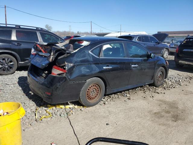 3N1AB7AP7DL741180 - 2013 NISSAN SENTRA S BLACK photo 3