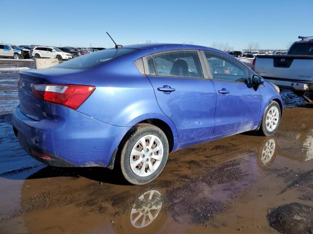 KNADM4A33D6317650 - 2013 KIA RIO LX BLUE photo 3