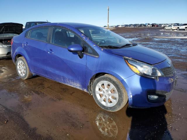 KNADM4A33D6317650 - 2013 KIA RIO LX BLUE photo 4