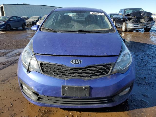 KNADM4A33D6317650 - 2013 KIA RIO LX BLUE photo 5