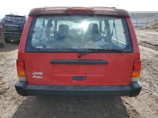 1J4FF27P3YL128325 - 2000 JEEP CHEROKEE SE RED photo 6