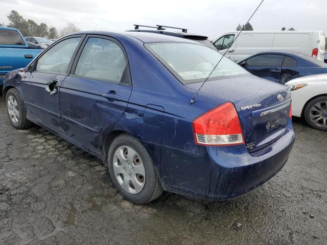 KNAFE221495588642 - 2009 KIA SPECTRA EX BLUE photo 2