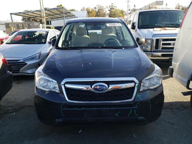 JF2SJAAC3EH454872 - 2014 SUBARU FORESTER 2.5I GRAY photo 5