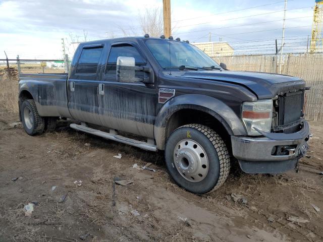 1FTXW43RX8ED34369 - 2008 FORD F450 SUPER DUTY TAN photo 4