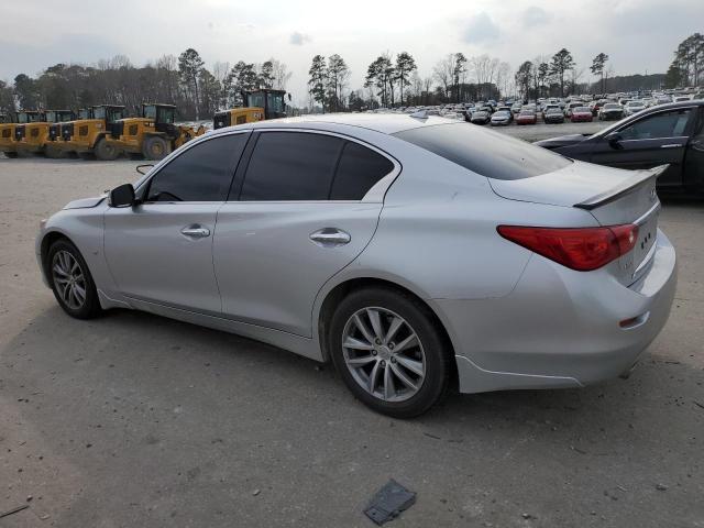 JN1BV7AR5FM395104 - 2015 INFINITI Q50 BASE SILVER photo 2