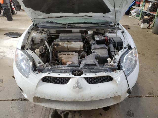 4A3AK24F08E601896 - 2008 MITSUBISHI ECLIPSE GS WHITE photo 11