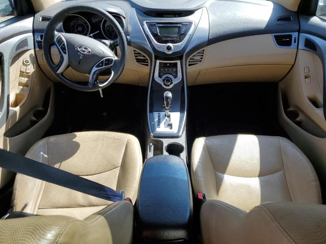 KMHDH4AE0CU497846 - 2012 HYUNDAI ELANTRA GLS BLUE photo 8