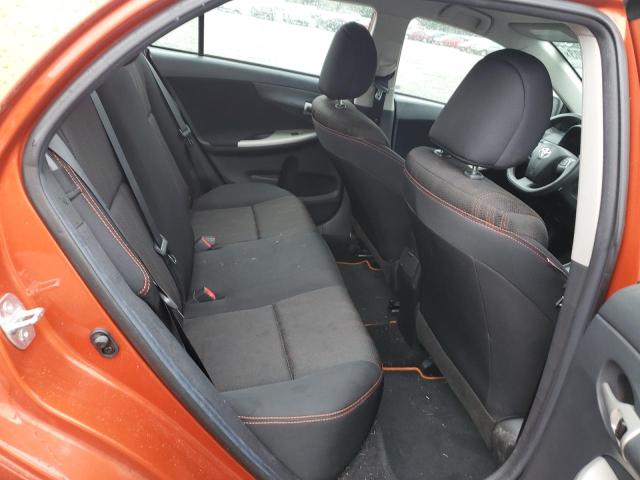 2T1BU4EE2DC088716 - 2013 TOYOTA COROLLA BASE ORANGE photo 10