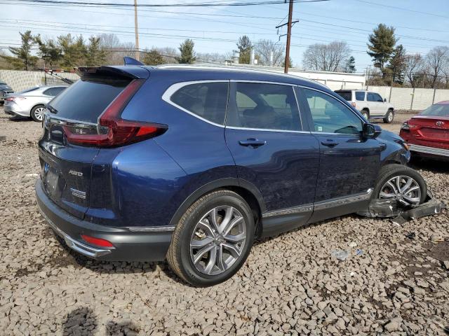 5J6RT6H96NL057811 - 2022 HONDA CR-V TOURING BLUE photo 3