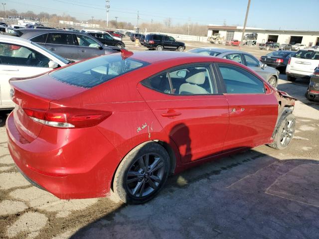 5NPD84LFXHH043891 - 2017 HYUNDAI ELANTRA SE RED photo 3