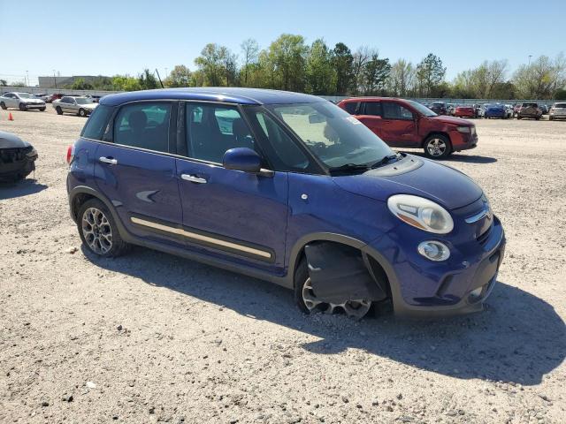 ZFBCFADH4FZ032572 - 2015 FIAT 500L TREKKING BLUE photo 4