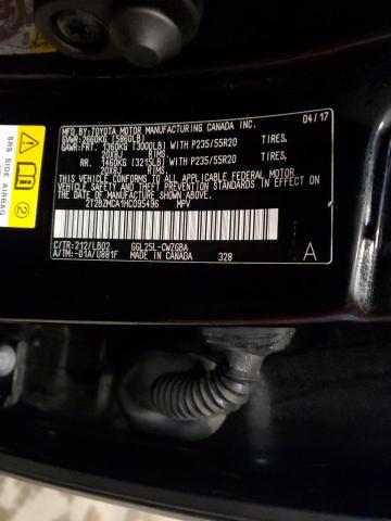 2T2BZMCA1HC095496 - 2017 LEXUS RX 350 BASE BLACK photo 12