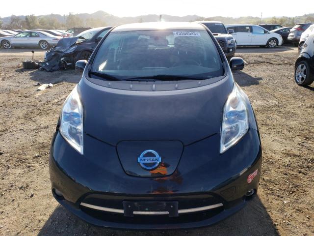 1N4AZ0CP2DC410604 - 2013 NISSAN LEAF S BLACK photo 5