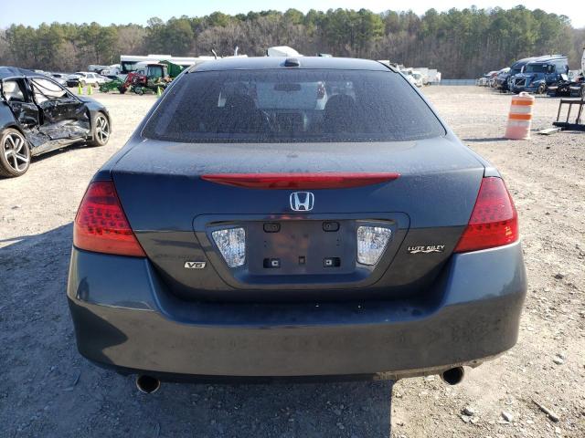 1HGCM66866A020274 - 2006 HONDA ACCORD EX GRAY photo 6