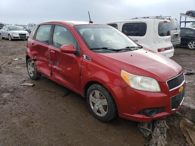 KL1TD66E89B372699 - 2009 CHEVROLET AVEO LS 红色 照片 4