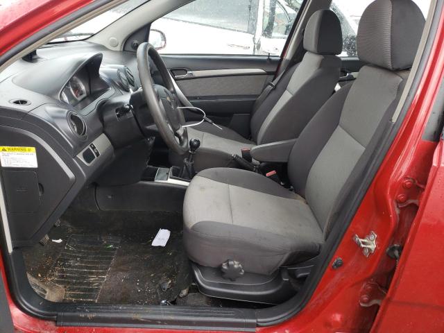KL1TD66E89B372699 - 2009 CHEVROLET AVEO LS 红色 照片 7