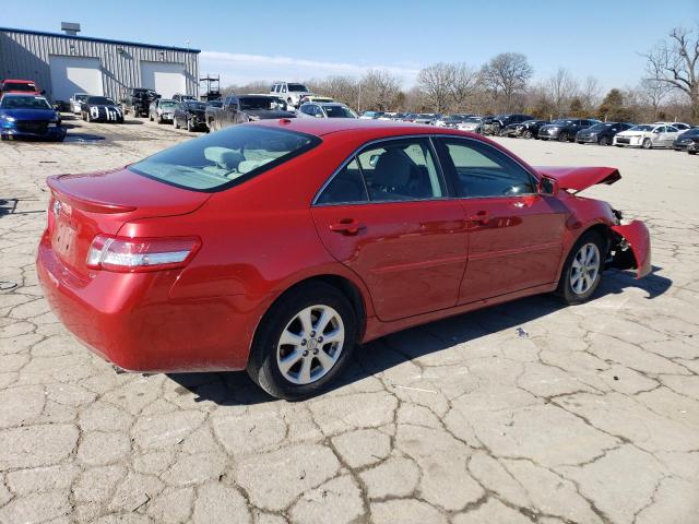 4T4BF3EK5BR099379 - 2011 TOYOTA CAMRY BASE RED photo 3