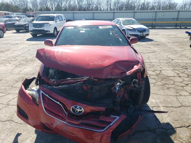 4T4BF3EK5BR099379 - 2011 TOYOTA CAMRY BASE RED photo 5